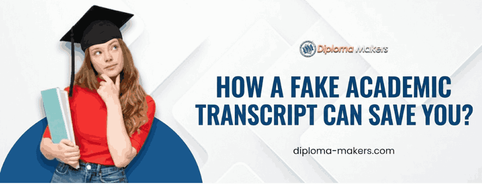 How A Fake Academic Transcript Can Save You?