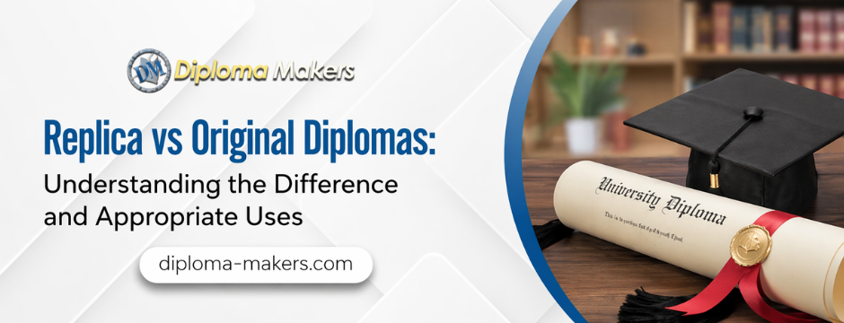 Replica vs Original Diplomas: Understanding the Difference and Appropriate Uses