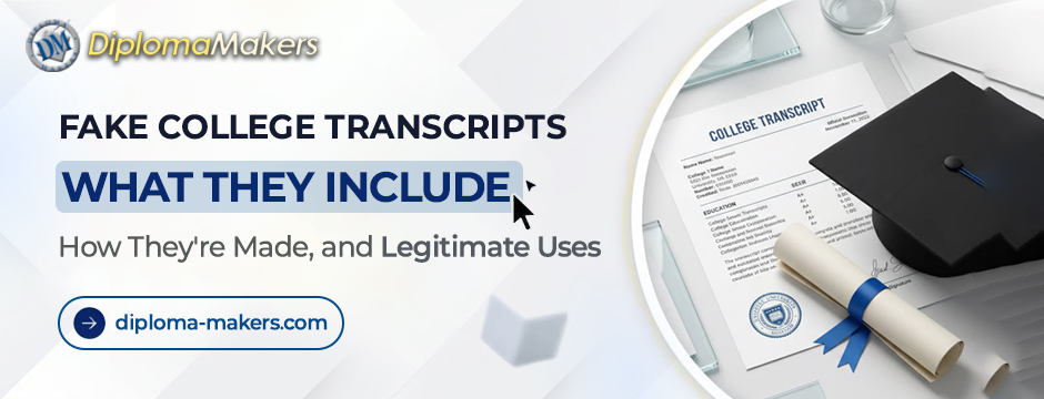 Fake College Transcripts: What They Include, How They're Made, and Legitimate Uses