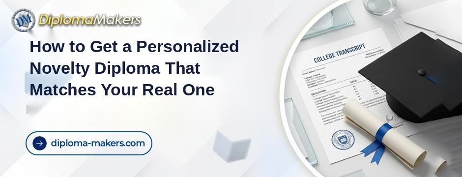 How to Get a Personalized Novelty Diploma That Matches Your Real One