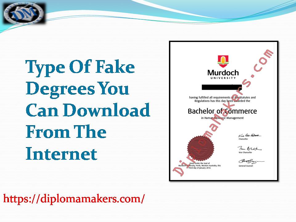 Fake Degrees You Can Download From The Internet