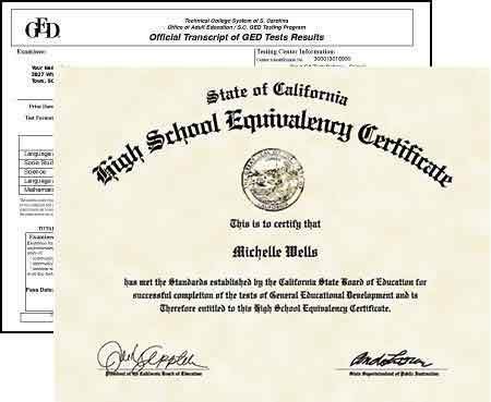 fake ged diploma