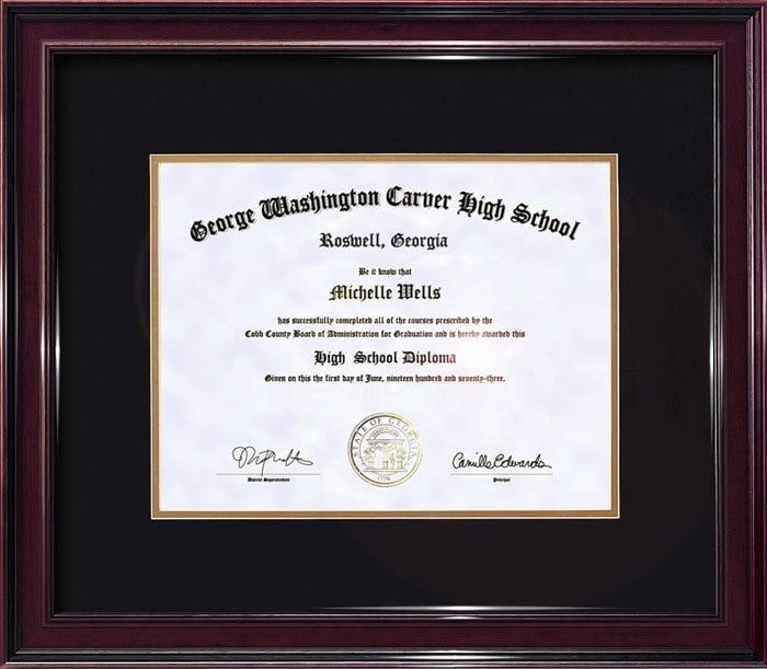 fake high school diploma