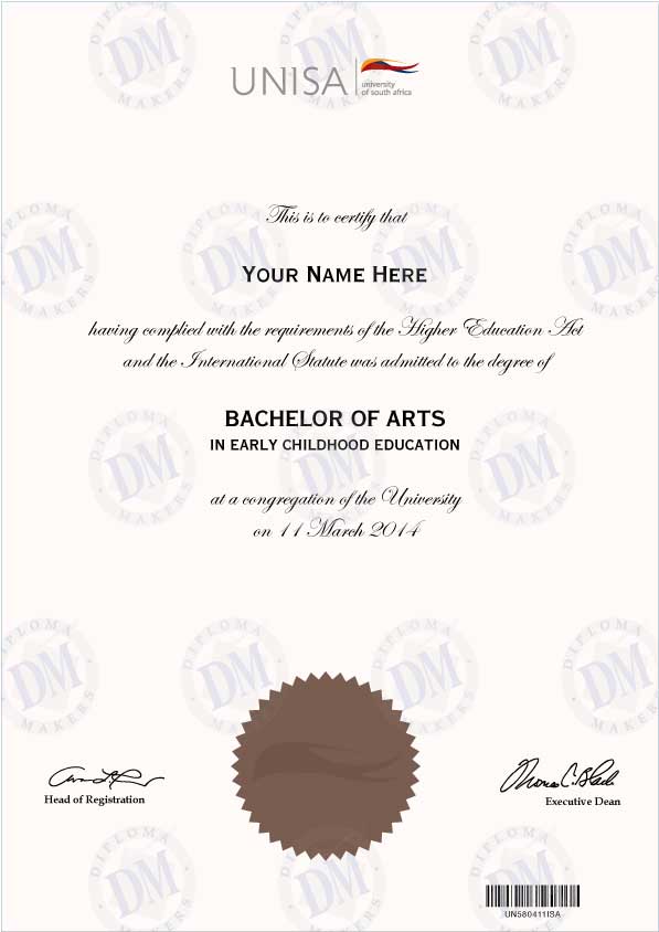 Fake Diploma Samples From South Africa Diploma Makers