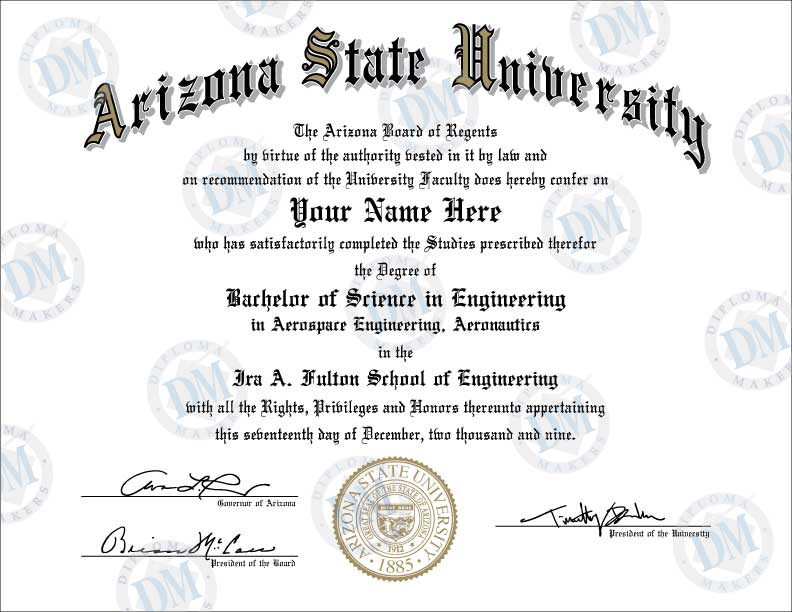 Fake Diploma Arizona-State-University
