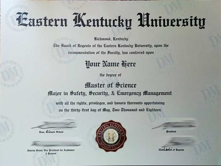 fake diploma Eastern-Kentucky-University