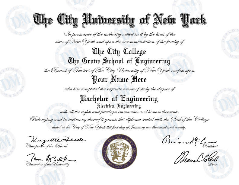 fake diploma city university new york