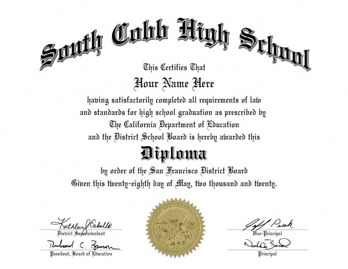 USA Fake High School Diploma