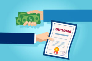 Real Potential of Fake Diplomas