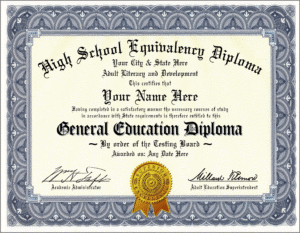 Buy A GED Certificate
