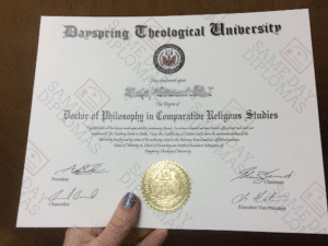 Realistic-Looking PhD Degree Online